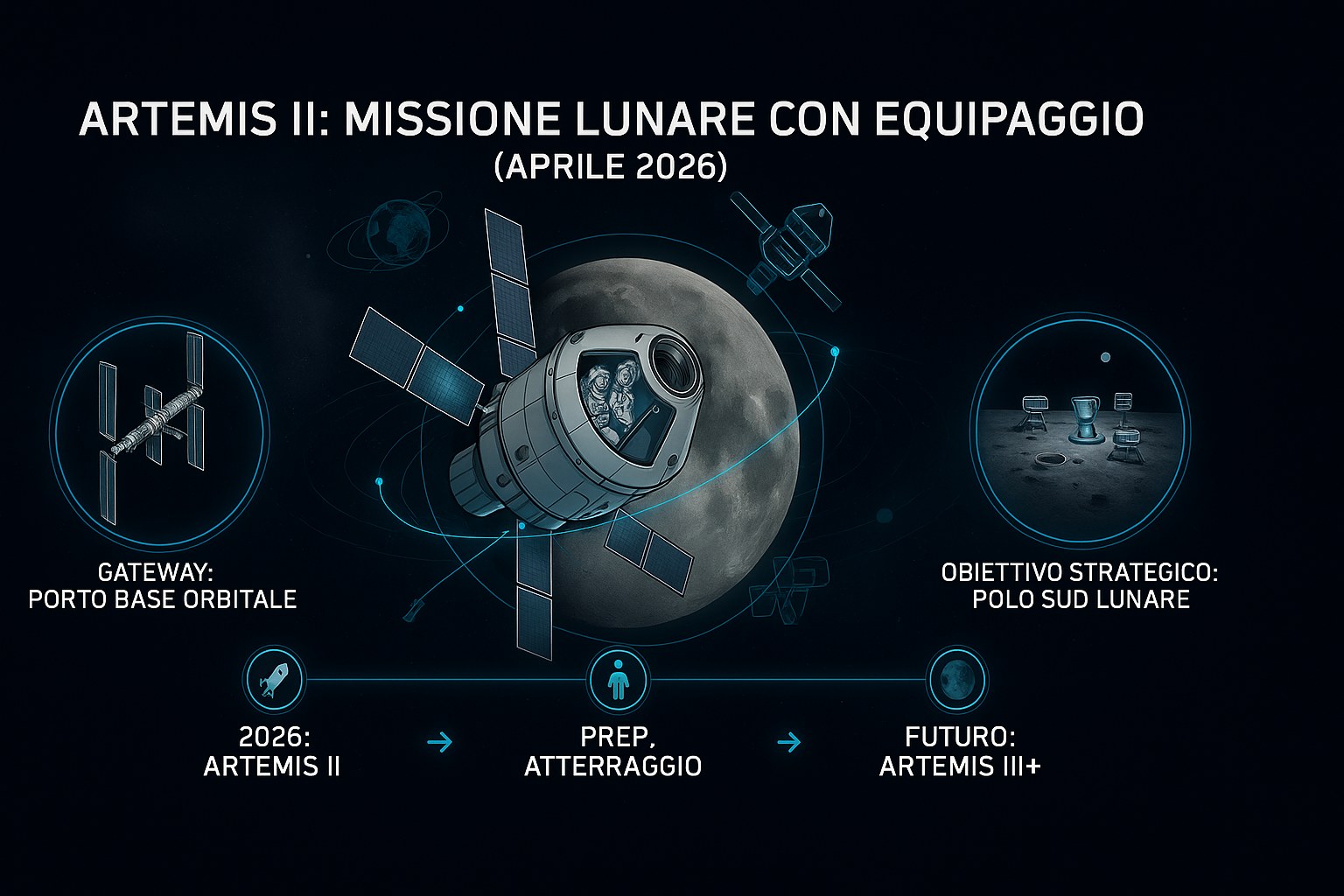 Calendario delle missioni spaziali Artemis verso la Luna