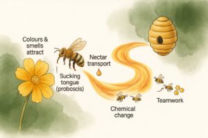 How Bees Make Honey: An Explanation for Children