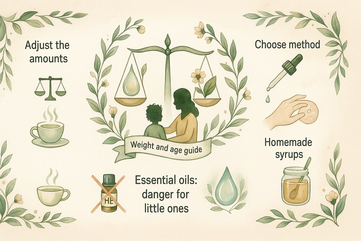 Safe preparation and dosing of medicinal plants for children