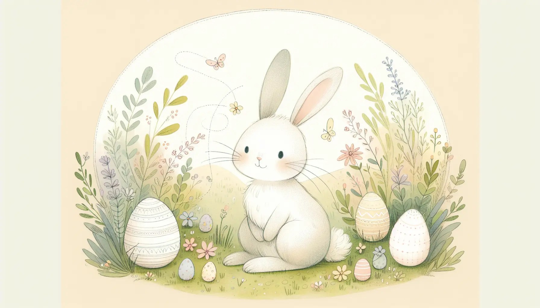 Easter colouring pages to print hero illustration
