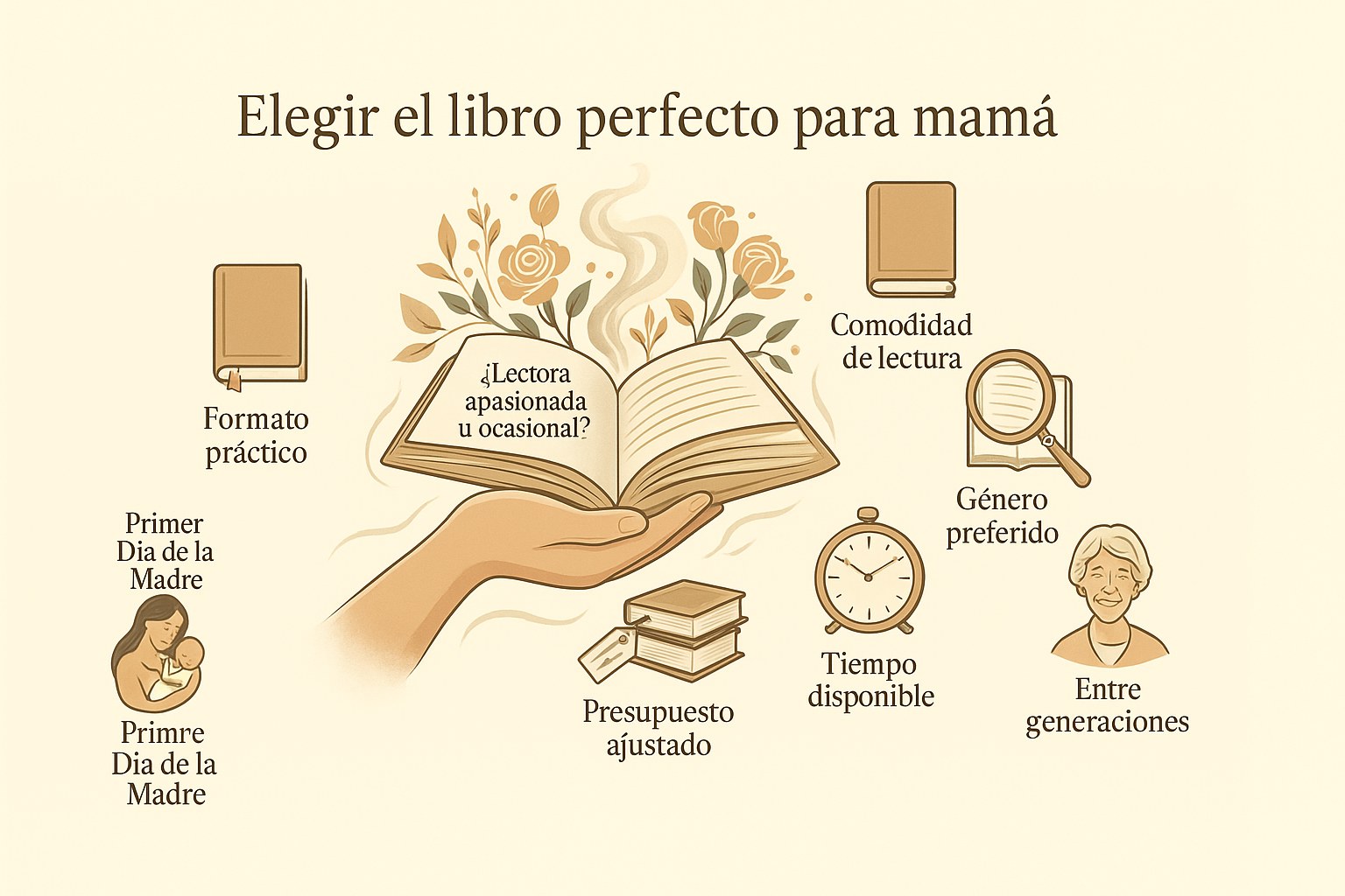 Una selección de libros inspiradores para regalar el Día de la Madre