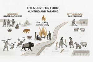 Prehistoric food: hunting, gathering and the first farming