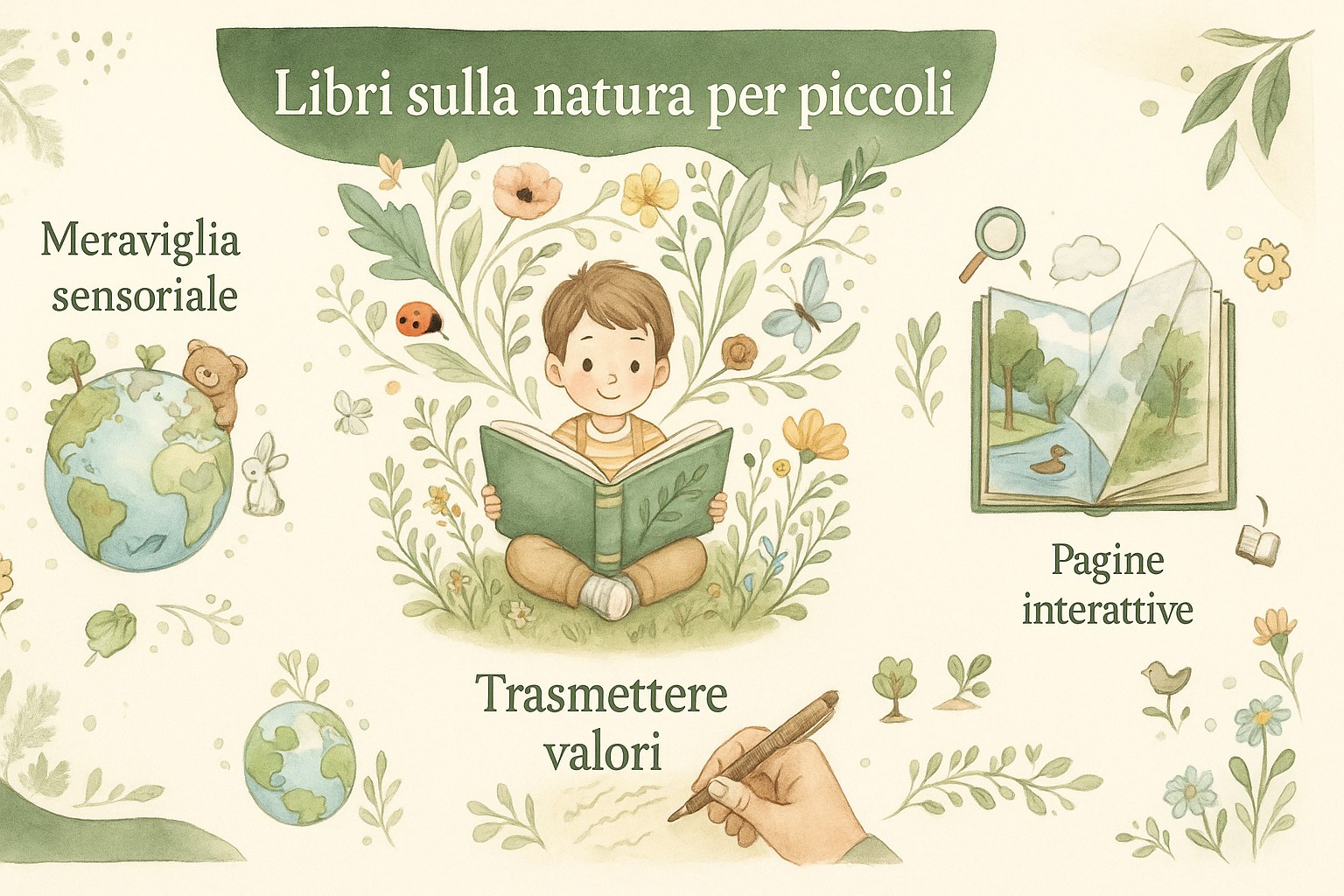 Selezione di libri illustrati sulla natura per risvegliare la meraviglia dei piu piccoli